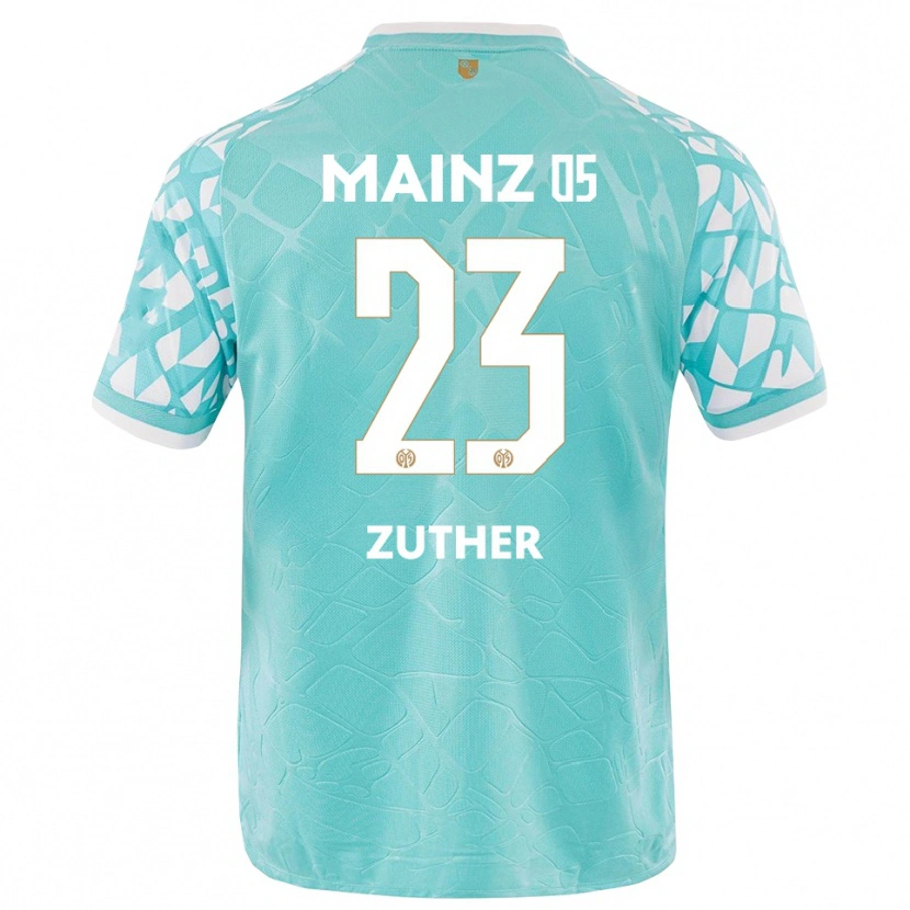 Danxen Mulher Pit Zuther #23 Branco Turquesa Camisola Guarda-Redes 2025/26 Camisa Brasil