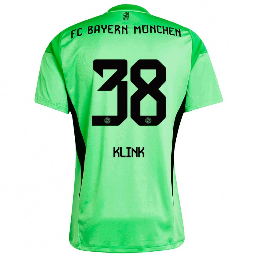 Danxen Mulher Anna Klink #38 Verde Amarelo Primavera Médio Camisola Guarda-Redes 2025/26 Camisa Brasil