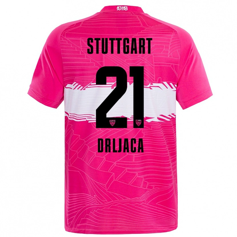 Danxen Mulher Stefan Drljaca #21 Preto Rosa Intenso Camisola Guarda-Redes 2025/26 Camisa Brasil