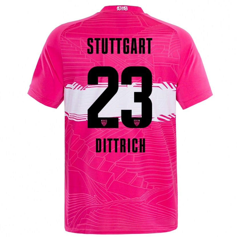 Danxen Mulher Robin Dittrich #23 Preto Rosa Intenso Camisola Guarda-Redes 2025/26 Camisa Brasil