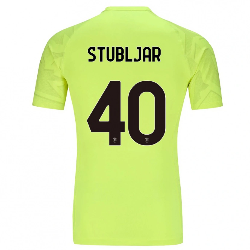 Danxen Mulher Lovro Stubljar #40 Verde Fluorescente Camisola Guarda-Redes 2025/26 Camisa Brasil