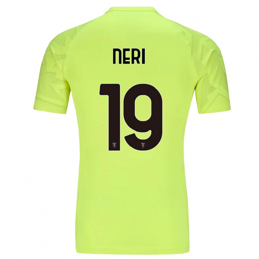 Danxen Mulher Christian Neri #19 Verde Fluorescente Camisola Guarda-Redes 2025/26 Camisa Brasil