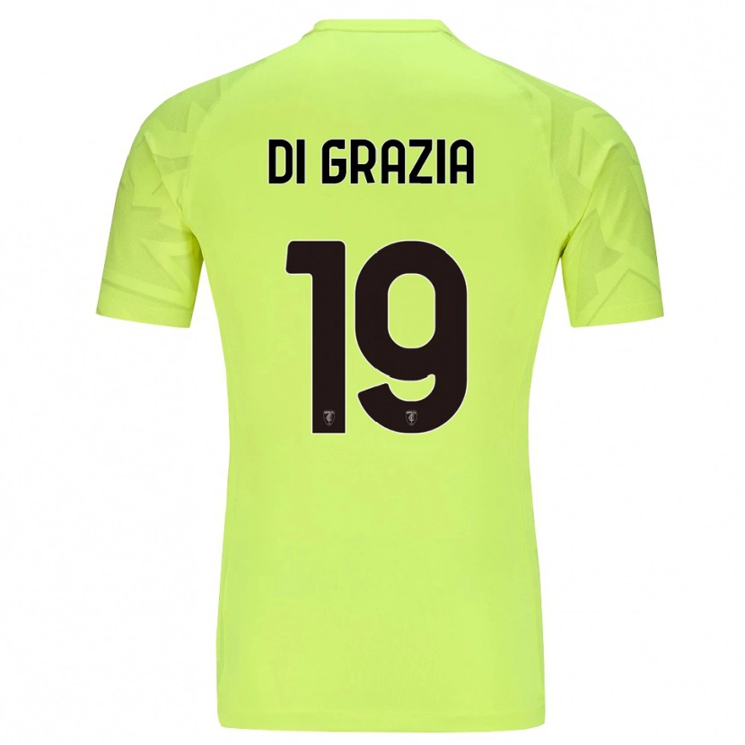 Danxen Mulher Manuel Di Grazia #19 Verde Fluorescente Camisola Guarda-Redes 2025/26 Camisa Brasil
