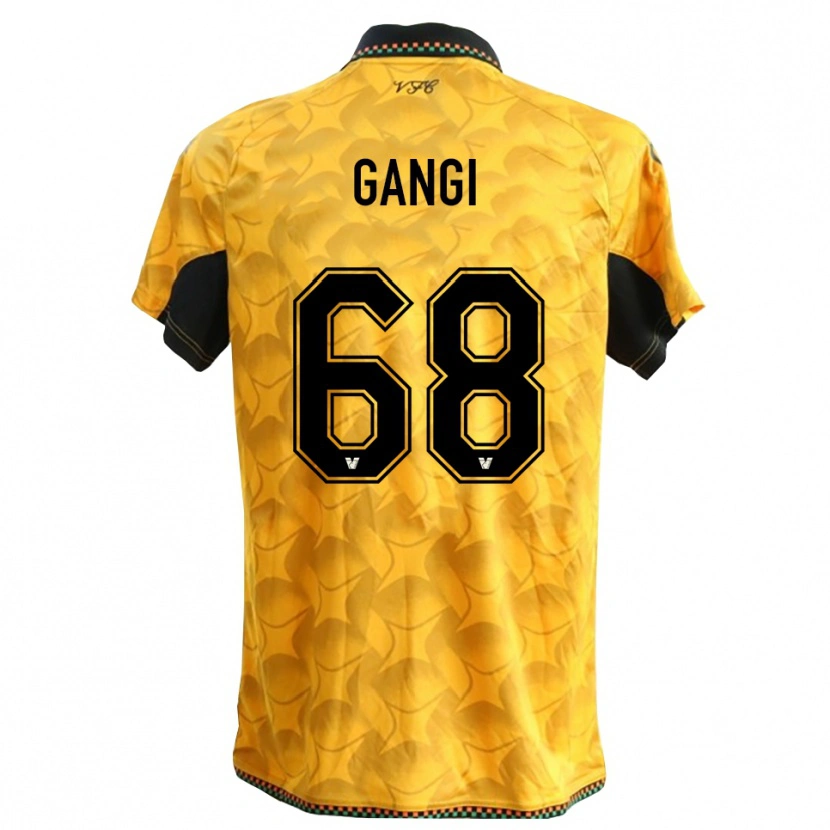 Danxen Mulher Chiara Gangi #68 Amarelo Preto Camisola Guarda-Redes 2025/26 Camisa Brasil