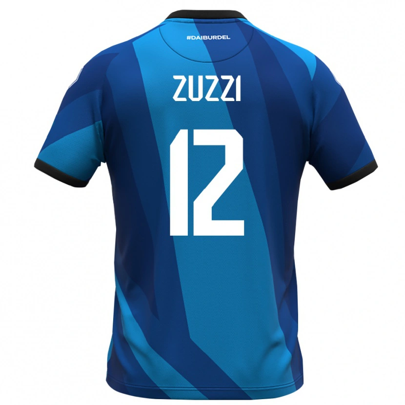 Danxen Mulher Riccardo Zuzzi #12 Azul Real Laranja Camisola Guarda-Redes 2025/26 Camisa Brasil