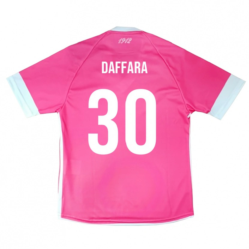 Danxen Mulher Giovanni Daffara #30 Rosa Quente Branco Camisola Guarda-Redes 2025/26 Camisa Brasil