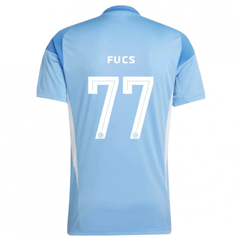 Danxen Mulher Roee Fucs #77 Azul Claro Branco Camisola Guarda-Redes 2025/26 Camisa Brasil