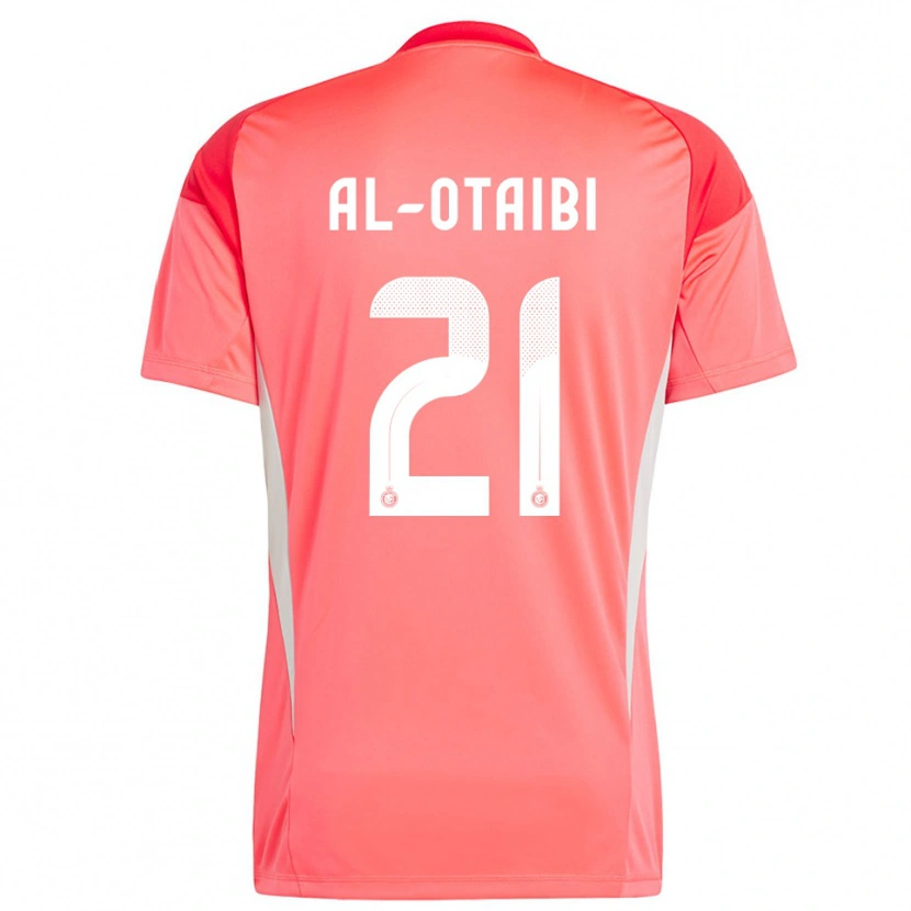 Danxen Mulher Abdulrahman Al-Otaibi #21 Amarelo Laranja Vermelho Camisola Guarda-Redes 2025/26 Camisa Brasil