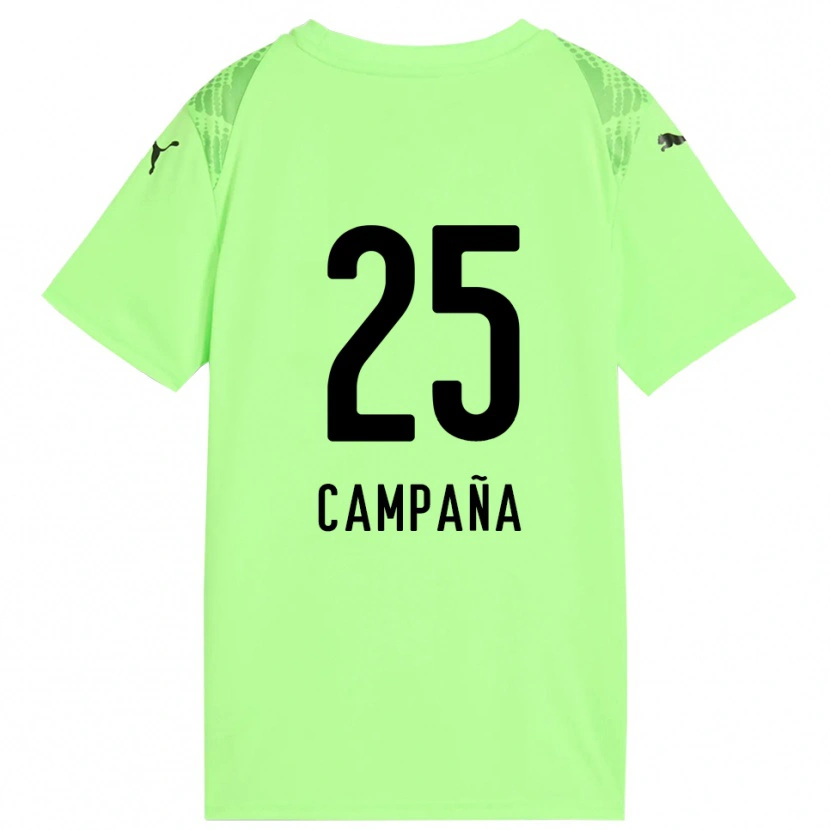 Danxen Mulher Martín Campaña #25 Preto Verde Pálido Camisola Guarda-Redes 2025/26 Camisa Brasil