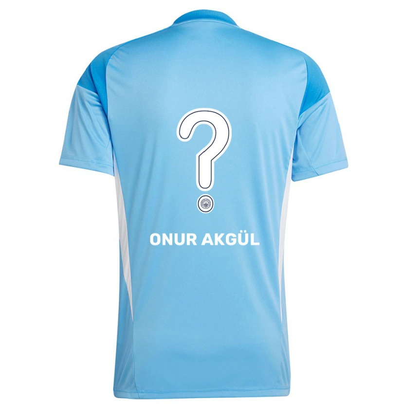 Danxen Mulher Rüzgar Onur Akgül #0 Azul Real Branco Camisola Guarda-Redes 2025/26 Camisa Brasil