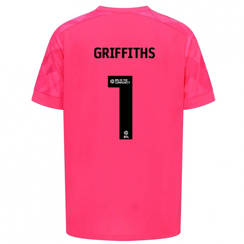 Danxen Mulher Ewan Griffiths #1 Rosa Rose Camisola Guarda-Redes 2025/26 Camisa Brasil