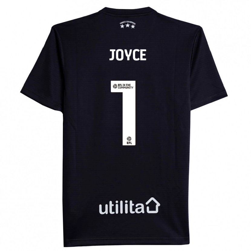 Danxen Mulher Lauren Joyce #1 Preto Branco Camisola Guarda-Redes 2025/26 Camisa Brasil