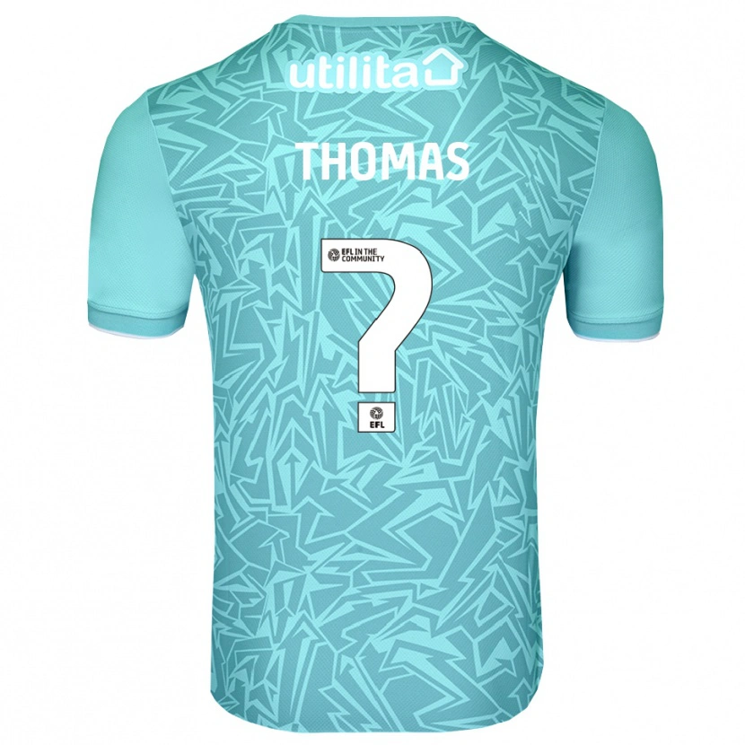 Danxen Mulher Lucas Thomas #0 Azul Claro Camisola Guarda-Redes 2025/26 Camisa Brasil