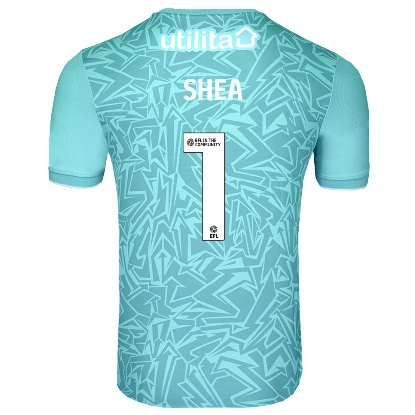 Danxen Mulher James Shea #1 Azul Claro Camisola Guarda-Redes 2025/26 Camisa Brasil