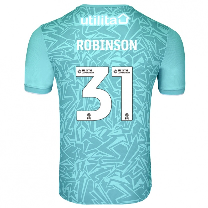 Danxen Mulher Leah Robinson #31 Azul Claro Camisola Guarda-Redes 2025/26 Camisa Brasil