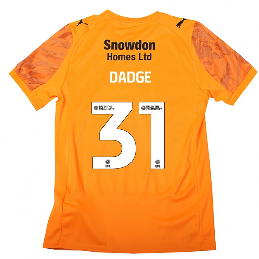Danxen Mulher James Dadge #31 Preto Laranja Camisola Guarda-Redes 2025/26 Camisa Brasil