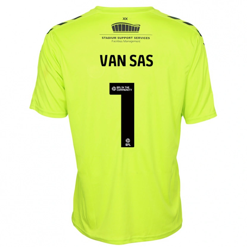 Danxen Mulher Mikki van Sas #1 Verde Fluorescente Camisola Guarda-Redes 2025/26 Camisa Brasil