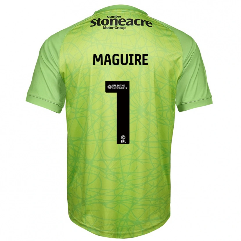 Danxen Mulher Imogen Maguire #1 Verde Claro Camisola Guarda-Redes 2025/26 Camisa Brasil
