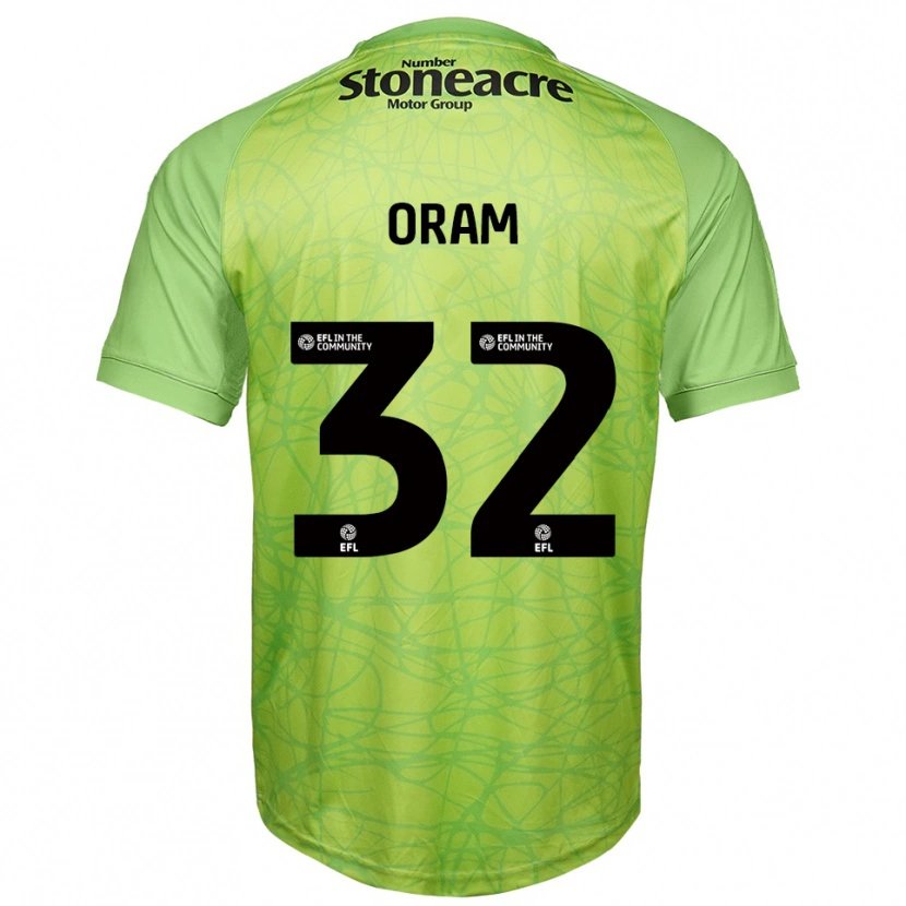 Danxen Mulher Jake Oram #32 Verde Claro Camisola Guarda-Redes 2025/26 Camisa Brasil