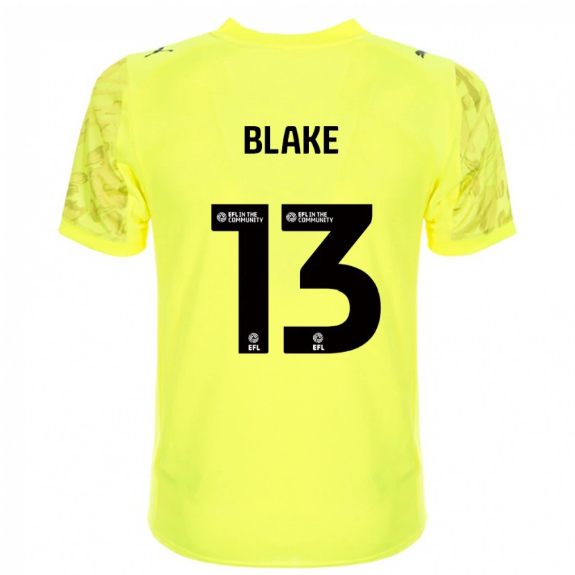 Danxen Mulher Billy Blake #13 Preto Amarelo Camisola Guarda-Redes 2025/26 Camisa Brasil
