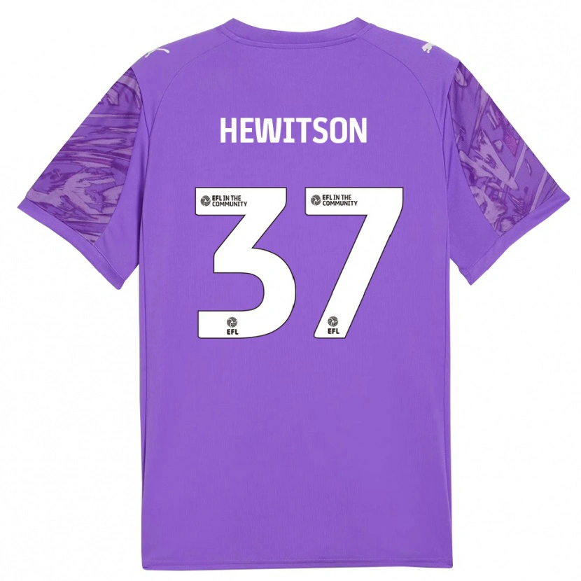 Danxen Mulher Luke Hewitson #37 Vermelho Roxo Camisola Guarda-Redes 2025/26 Camisa Brasil