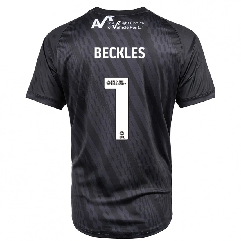 Danxen Mulher Frankie Beckles #1 Preto Branco Camisola Guarda-Redes 2025/26 Camisa Brasil