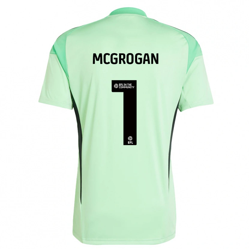 Danxen Mulher Emily Mcgrogan #1 Preto Verde Claro Camisola Guarda-Redes 2025/26 Camisa Brasil