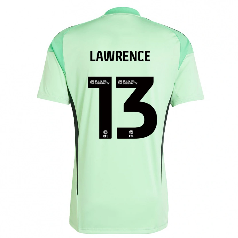 Danxen Mulher Charlie Lawrence #13 Preto Verde Claro Camisola Guarda-Redes 2025/26 Camisa Brasil