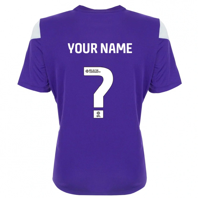 Danxen Mulher Walsall FC Branco Roxo Camisola Guarda-Redes 2025/26 Camisa Brasil