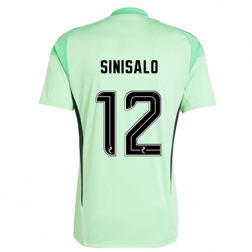 Danxen Mulher Viljami Sinisalo #12 Preto Verde Claro Camisola Guarda-Redes 2025/26 Camisa Brasil