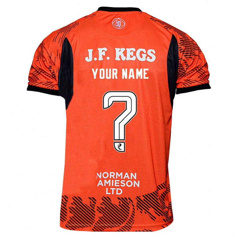 Danxen Mulher Dundee United Preto Laranja Camisola Guarda-Redes 2025/26 Camisa Brasil