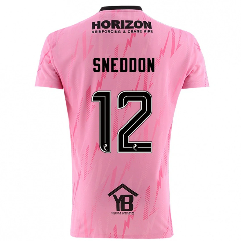 Danxen Mulher Jamie Sneddon #12 Preto Rosa Camisola Guarda-Redes 2025/26 Camisa Brasil