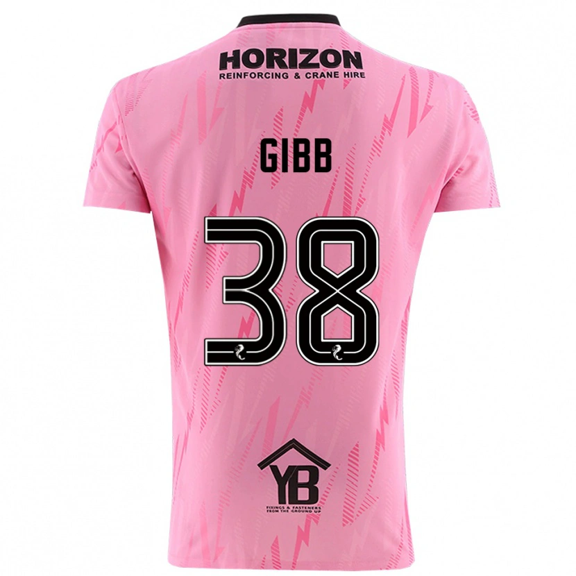 Danxen Mulher Thomas Gibb #38 Preto Rosa Camisola Guarda-Redes 2025/26 Camisa Brasil