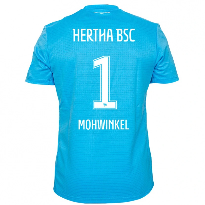 Danxen Mulher Maximilian Mohwinkel #1 Azul Claro Branco Camisola Guarda-Redes 2025/26 Camisa Brasil