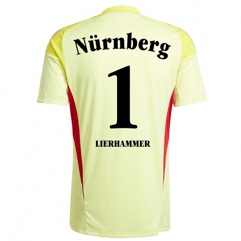 Danxen Mulher Tim Lierhammer #1 Amarelo Preto Camisola Guarda-Redes 2025/26 Camisa Brasil