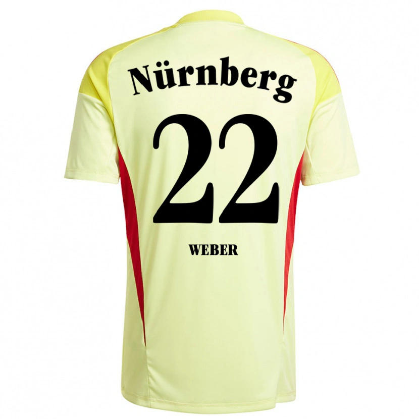 Danxen Mulher Ruben Weber #22 Amarelo Preto Camisola Guarda-Redes 2025/26 Camisa Brasil