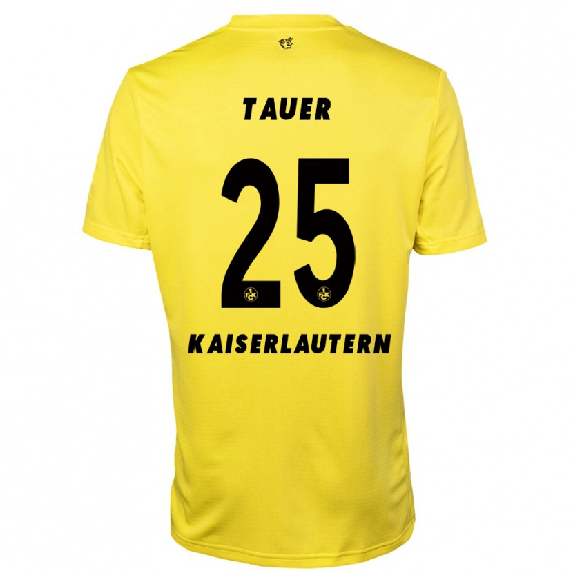 Danxen Mulher Luca Tauer #25 Amarelo Preto Camisola Guarda-Redes 2025/26 Camisa Brasil