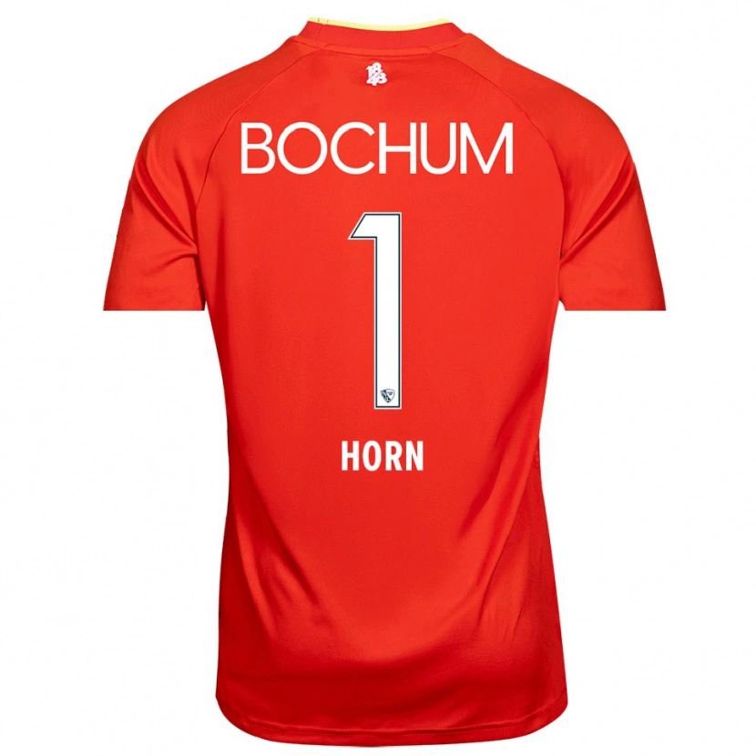 Danxen Mulher Timo Horn #1 Vermelho Branco Camisola Guarda-Redes 2025/26 Camisa Brasil