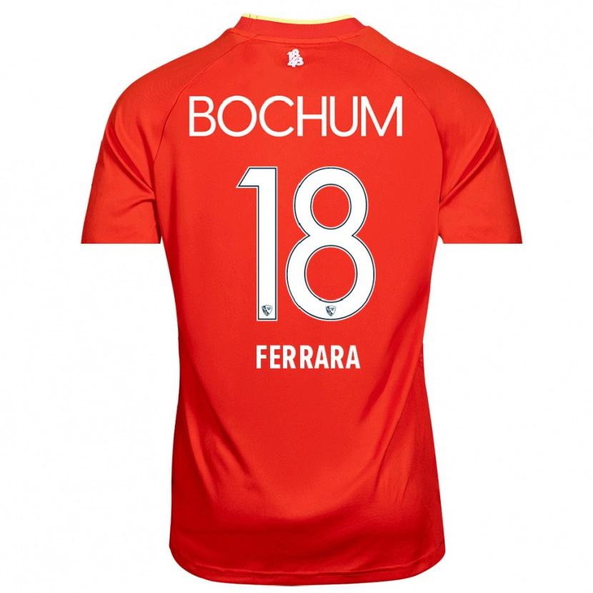 Danxen Mulher Noah-Ali Ferrara #18 Vermelho Branco Camisola Guarda-Redes 2025/26 Camisa Brasil