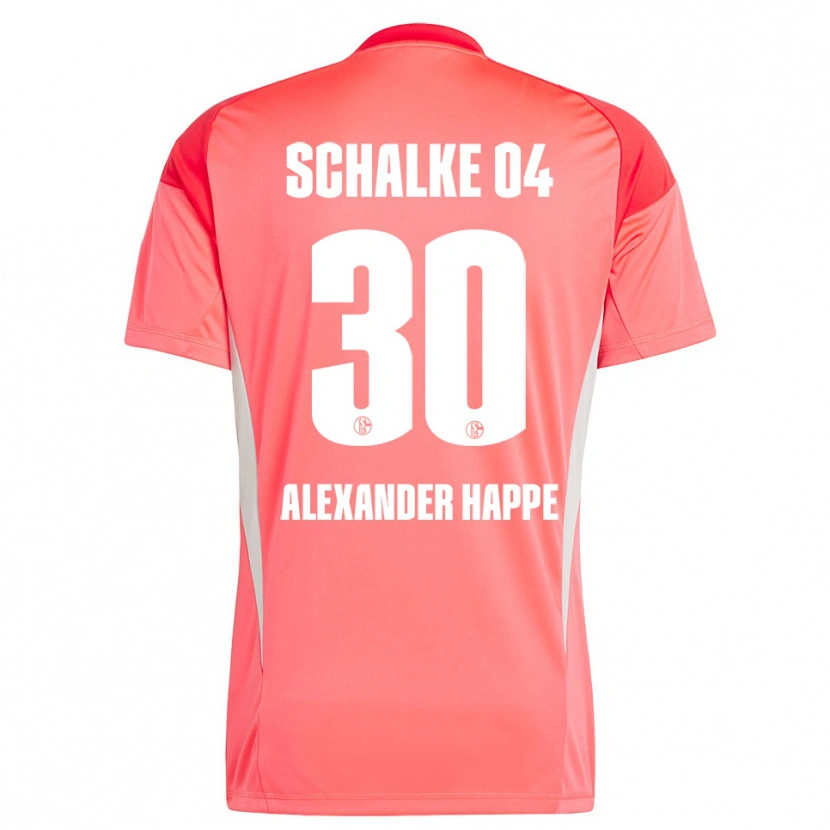 Danxen Mulher Luca Alexander Happe #30 Vermelho Coral Camisola Guarda-Redes 2025/26 Camisa Brasil