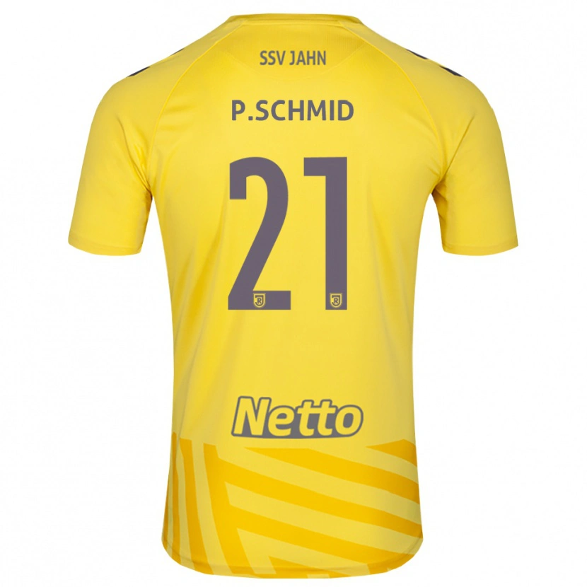 Danxen Mulher Paul Schmid #21 Amarelo Cinza Camisola Guarda-Redes 2025/26 Camisa Brasil