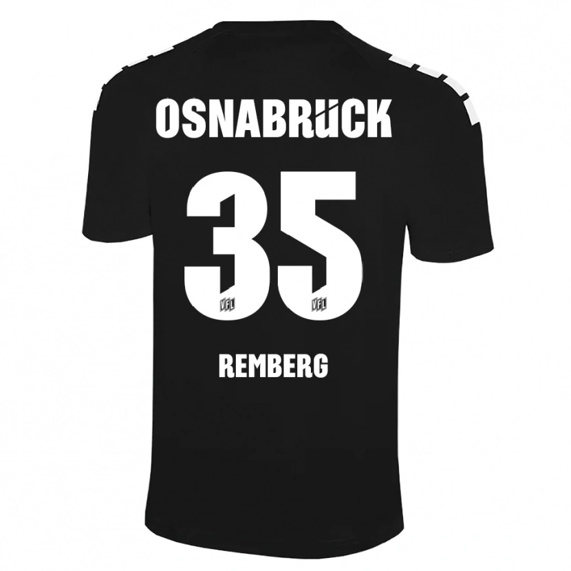 Danxen Mulher Mats Remberg #35 Preto Branco Camisola Guarda-Redes 2025/26 Camisa Brasil
