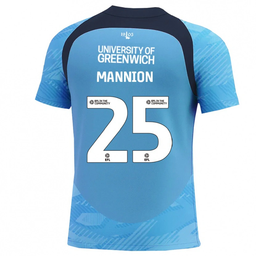 Danxen Mulher Will Mannion #25 Azul Branco Camisola Guarda-Redes 2025/26 Camisa Brasil