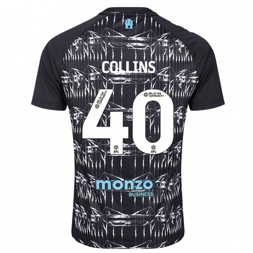 Danxen Mulher Brad Collins #40 Azul Preto Camisola Guarda-Redes 2025/26 Camisa Brasil