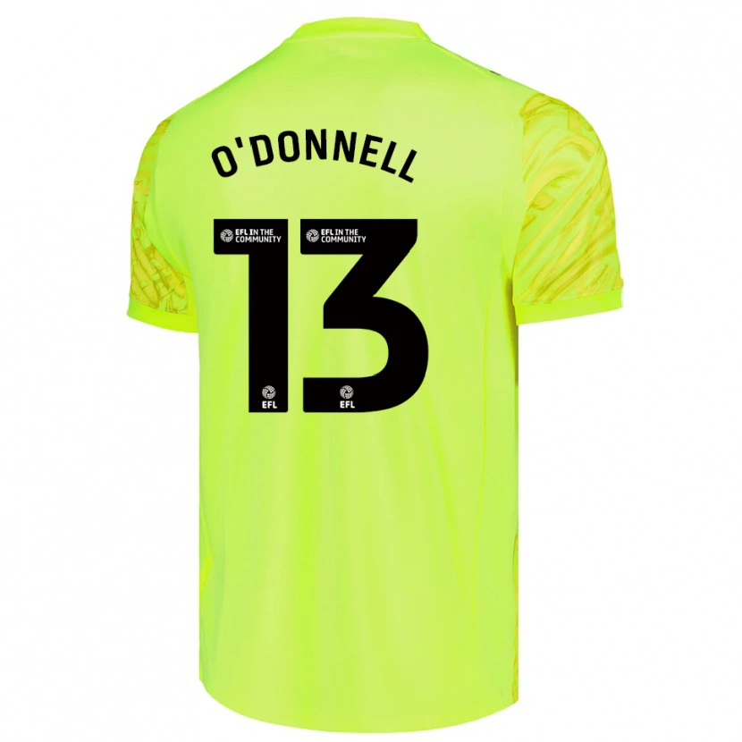 Danxen Mulher Richard O'Donnell #13 Verde Fluorescente Camisola Guarda-Redes 2025/26 Camisa Brasil