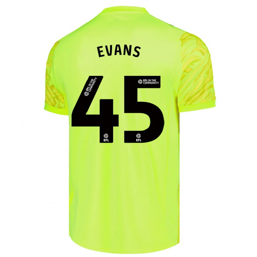 Danxen Mulher Harry Evans #45 Verde Fluorescente Camisola Guarda-Redes 2025/26 Camisa Brasil