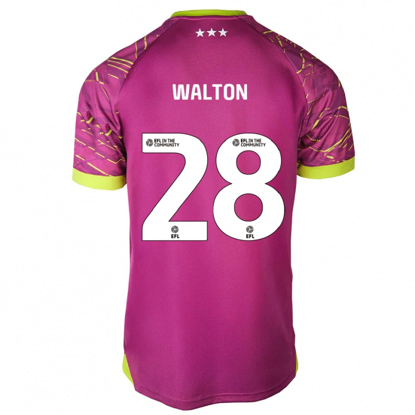 Danxen Mulher Christian Walton #28 Vermelho Violeta Médio Camisola Guarda-Redes 2025/26 Camisa Brasil