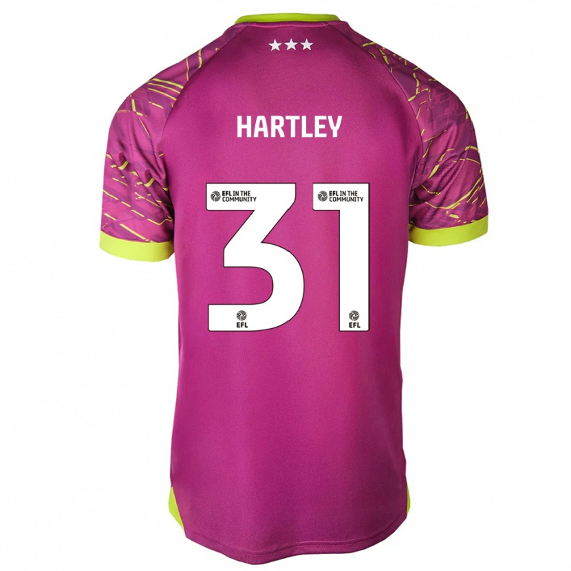 Danxen Mulher Laura Hartley #31 Vermelho Violeta Médio Camisola Guarda-Redes 2025/26 Camisa Brasil