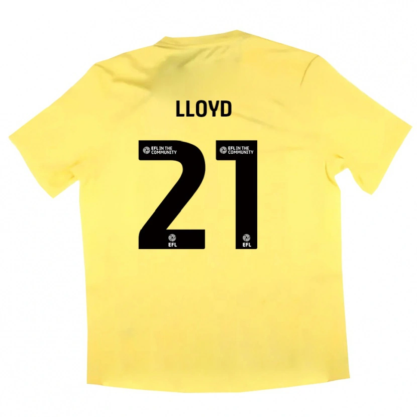 Danxen Mulher Oliver Lloyd #21 Amarelo Preto Camisola Guarda-Redes 2025/26 Camisa Brasil