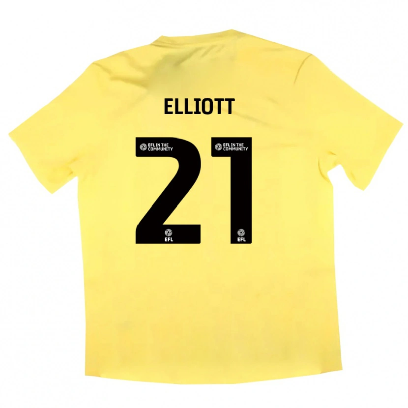 Danxen Mulher Felix Elliott #21 Amarelo Preto Camisola Guarda-Redes 2025/26 Camisa Brasil